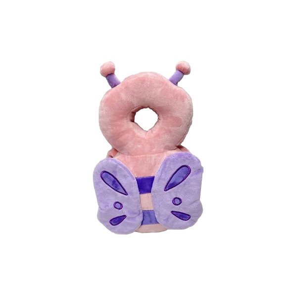 Baby Head Protection Backpack Plush Helps When Falling Soft Cushion Padding New - Picture 2 of 12